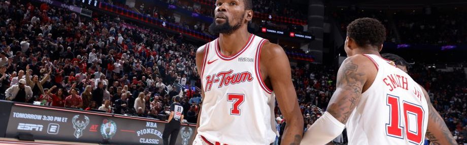 足球数据库-杜兰特关键助攻弗拉格空砍34+12 火箭主场险胜独行侠