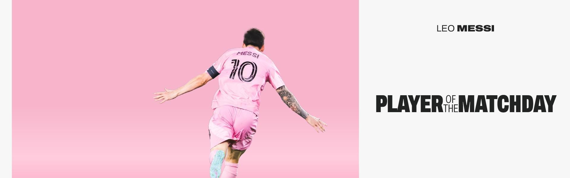 足球即时比分-2射1传助球队逆转，梅西当选美职联第二周最佳球员